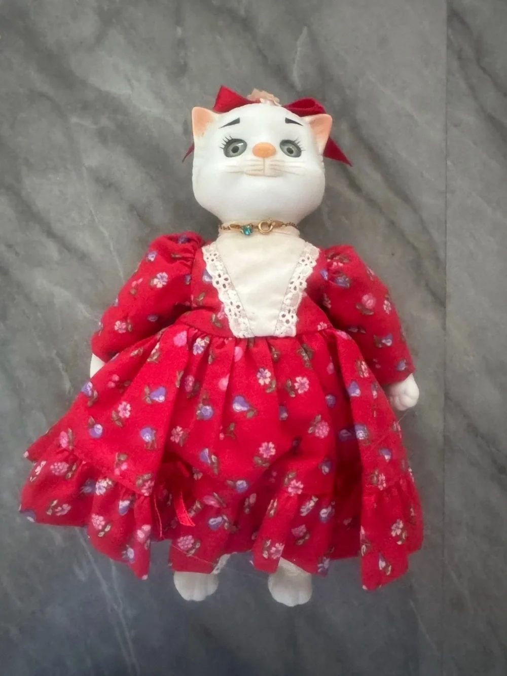 N/A red floral